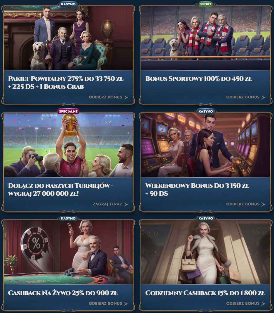 Rich Royal casino bonus